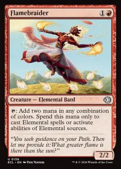 1x Flamebraider NM Eng MTG - Lorwyn Eclipsed - Image 1