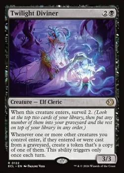 1x Twilight Diviner NM Eng MTG - Lorwyn Eclipsed - Image 1
