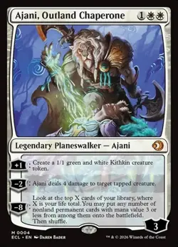 1x Ajani, Outland Chaperone NM Eng MTG - Lorwyn Eclipsed - Image 1