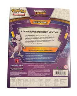 Shining Legends Mewtwo Pin Collection Factory Sealed Pokemon TCG Brand New - Image 2