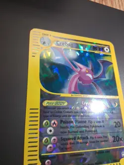 Pokemon Crystal CROBAT Box Topper Skyridge 10/12 Jumbo LP Fast Ship - Image 5