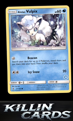 Alolan Vulpix (14) 21/145 Pokemon Common SM Trainer Kit: Alolan Sandslash & Alol - Image 1