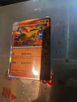 2025 Pokemon SV Destined Rivals DRI EN Ethan's Typhlosion #034/182 - Image 1