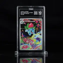 2025 Pokemon Mega Brave Japanese 065/063 Ivysaur Art Rare TAG 10 Pristine (995) - Image 1