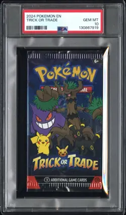 (PSA 10) Pokemon Int'l: 2024 Trick or Trade Pack [Graded/Sealed] - Image 1