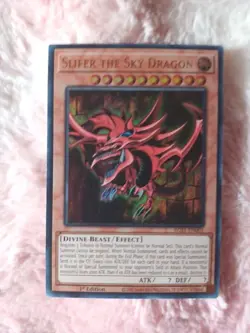 Yu-Gi-Oh! Slifer the Sky Dragon EGS1-EN001 1st Edition Ultra Rare - Image 1