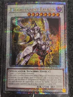 Yugioh Enlightenment Paladin Quarter Century Rare TN23-EN010 Near Mint - Image 1