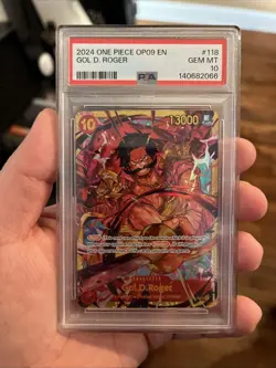 2024 One Piece JP GOL D. ROGER #118 OP09-118 Emperors In The New World PSA 10 - Image 1