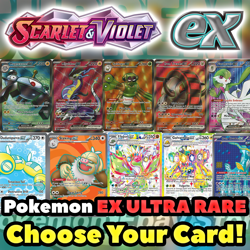 Pokemon Scarlet Violet EX FULL ART: Choose Your Card ULTRA RARE English NM QTY! - Image 1