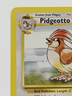 Pokemon Pidgeotto Card 28/130 Base Set Trading Card Game - Image 2