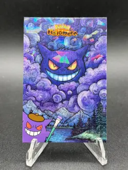 Gengar Painting Holo Card - Halloween Card Database - Pokemon Van Gogh - Image 1