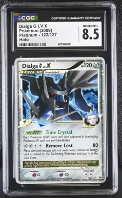 CGC 8.5 Dialga G LV.X 2009 Platinum 122/127 Holo Pokemon Card - Image 1
