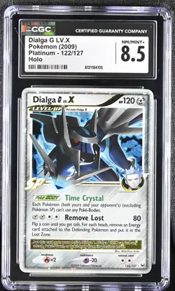 CGC 8.5 Dialga G LV.X 2009 Platinum 122/127 Holo Pokemon Card - Image 1