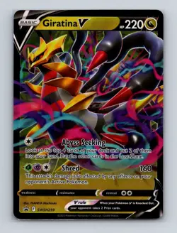 Giratina V SWSH259 Pokemon Sword & Shield Black Star Promo Card NM+ - Image 1