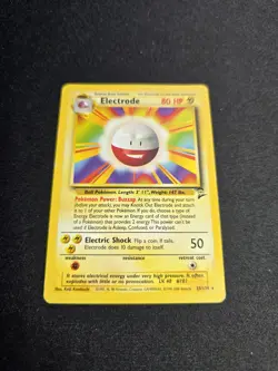 Pokemon TCG Base Set 2 Electrode 25/130 Rare Card LP 2000 - Image 1