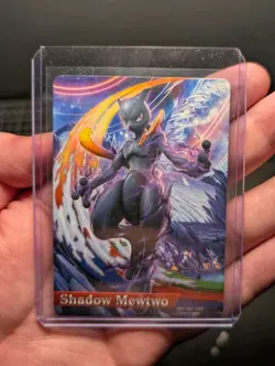 Shadow Mewtwo Amiibo Card from Pokken Tournament - Image 1