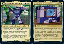 MTG Soundwave, Sonic Spy // Soundwave, Superior Captain - Foil, Universes Beyond - Image 1