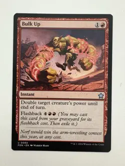 Bulk Up MTG Magic the Gathering Card NM Near Mint FDN - Image 1