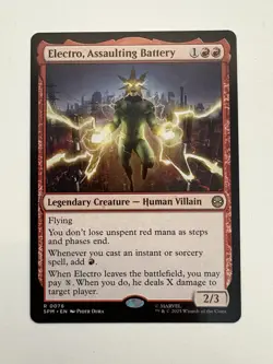 Electro Assaulting Battery MTG Magic the Gathering Card NM Near Mint SPM - Image 1