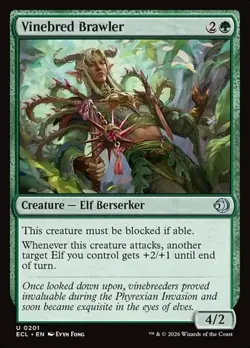 1x Vinebred Brawler - Foil NM Eng MTG - Lorwyn Eclipsed - Image 1