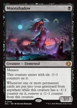 1x Moonshadow - Foil NM Eng MTG - Lorwyn Eclipsed - Image 1