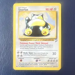 Snorlax - Base Set 2 (BS2) 30/130 Pokemon TCG - MP - Image 1