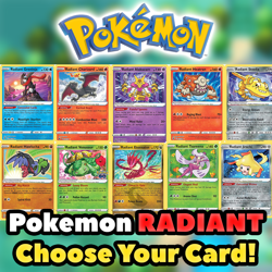 Pokemon RADIANT: CHOOSE YOUR CARD! Ultra Rare English Near Mint Huge Selection - Image 1