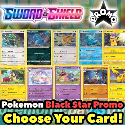 Pokemon SWSH SWORD SHIELD BLACK STAR PROMO: CHOOSE YOUR CARD! ENG Near Mint QTY - Image 1