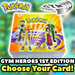 Pokemon GYM HEROES 1ST EDITION Choose Your Card! 2000 VINTAGE WOTC NM/LP ENGLISH - Image 1