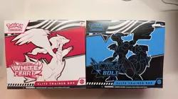 Pokemon Black Bolt and White Flare ETB Factory Sealed (Lot Of 2) - Image 1