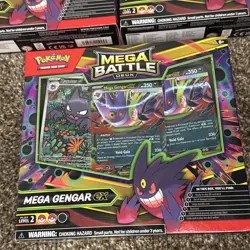 Lot of 3 Pokemon Mega Gengar ex Mega Battle Deck SEALED NEW - Image 2