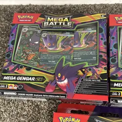 Lot of 3 Pokemon Mega Gengar ex Mega Battle Deck SEALED NEW - Image 4