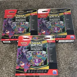 Lot of 3 Pokemon Mega Gengar ex Mega Battle Deck SEALED NEW - Image 5