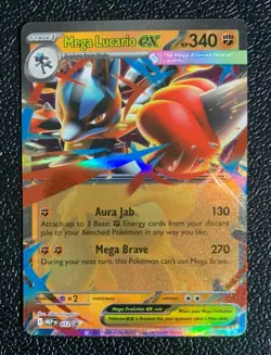 Pokemon TCG: Mega Lucario ex 012 | Mega Evolution Promo Holo - Image 1