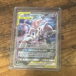 Pokemon Mewtwo x mew tag team gx 2019 SM191 - Image 3