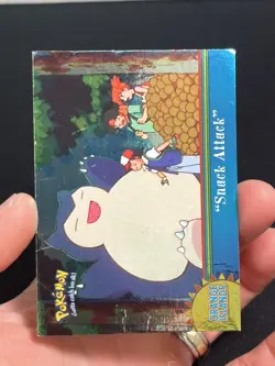 2000 Topps Pokemon TV #OR11 Snack Attack Foil Animation Series 3 dmg - Image 1