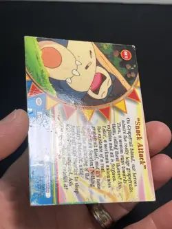 2000 Topps Pokemon TV #OR11 Snack Attack Foil Animation Series 3 dmg - Image 5