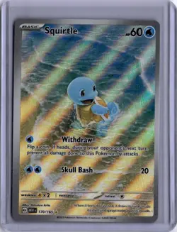 2023 Pokemon SV: Scarlet & Violet 151 Squirtle #170/165 - Image 1