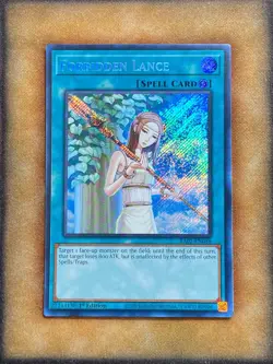 Yugioh Forbidden Lance RA02-EN058 Secret Rare 1st Ed NM - Image 1