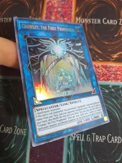 Yu-Gi-Oh! TCG Crowley, the First Propheseer DUPO-EN028 Ultra Rare 1st Edition NM - Image 2
