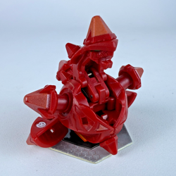 Bakugan Hexstar Red Pyrus (Darkus/Pyrus) NEW VESTROIA Bakuan Trap - Image 1