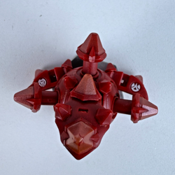 Bakugan Hexstar Red Pyrus (Darkus/Pyrus) NEW VESTROIA Bakuan Trap - Image 5