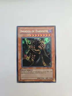 Yugioh Invader Of Darkness IOC-111 Secret Rare 1st Edition NM - Image 1