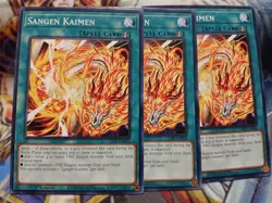 Yugioh Sangen Kaimen X3 Common LEDE-EN060 1st Ed Near Mint Playset - Image 1