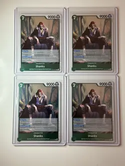 Shanks OP14-027 Azure Sea’s Seven 4 Foil Card Play Set Lot One Piece - Image 1