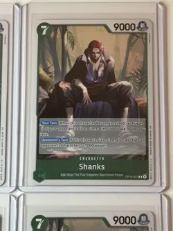 Shanks OP14-027 Azure Sea’s Seven 4 Foil Card Play Set Lot One Piece - Image 3