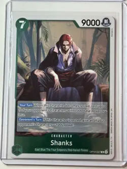 Shanks OP14-027 Azure Sea’s Seven 4 Foil Card Play Set Lot One Piece - Image 4
