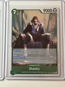 Shanks OP14-027 Azure Sea’s Seven 4 Foil Card Play Set Lot One Piece - Image 5