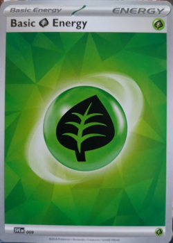 Pokemon Card Tcg Grass Leaf Basic Energy Sve 009 - Image 1