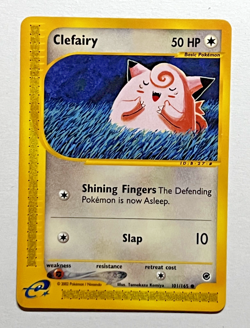 Clefairy 101/165 Pokemon Card Expedition 2002 LP - Image 1
